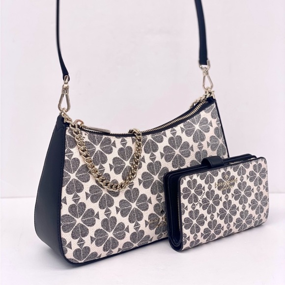 Kate Spade Convertible Crossbody Shoulder Bag And Wallet Set